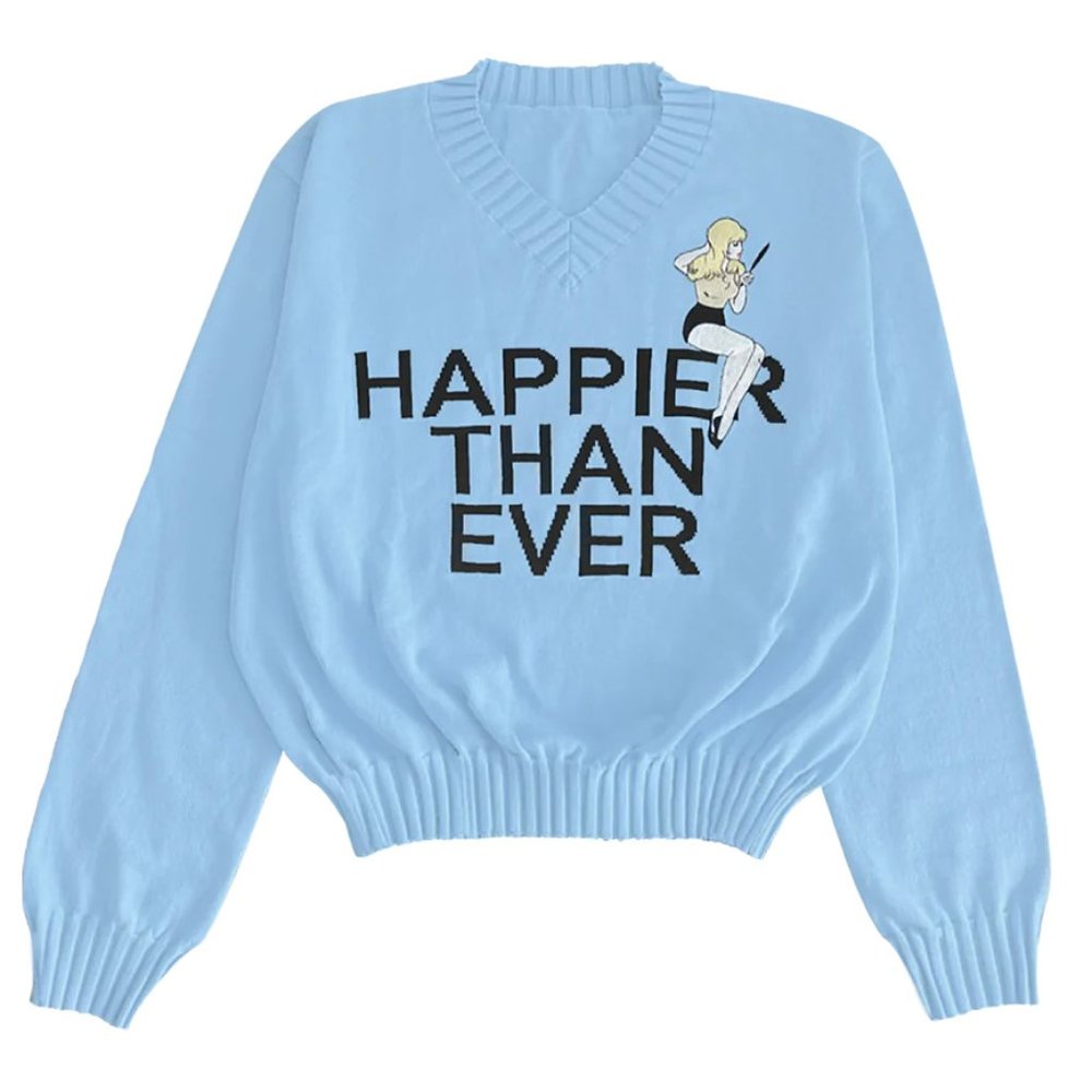 Billie Eilish Happier Than Ever Knit Sweater